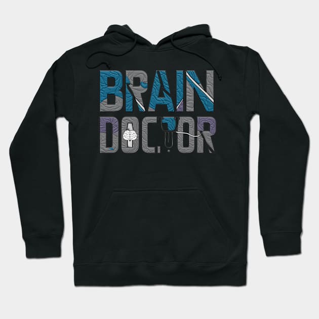 Brain doctor neurologist Hoodie by Spaceboyishere